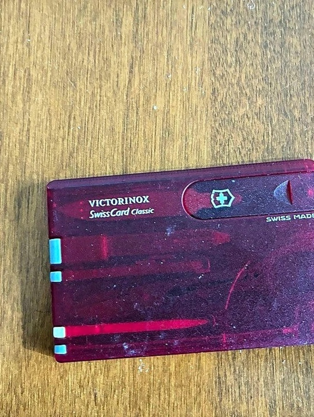 Victorinox SwissCard Classic Ruby Red